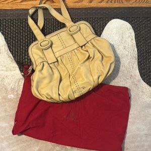 Vintage Light Tan Cole Haan Hand Bag